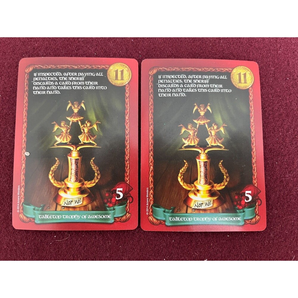 (2) Arcane Wonder Board Games Sheriff of Nottingham - Tabletop Trophy of Awesome